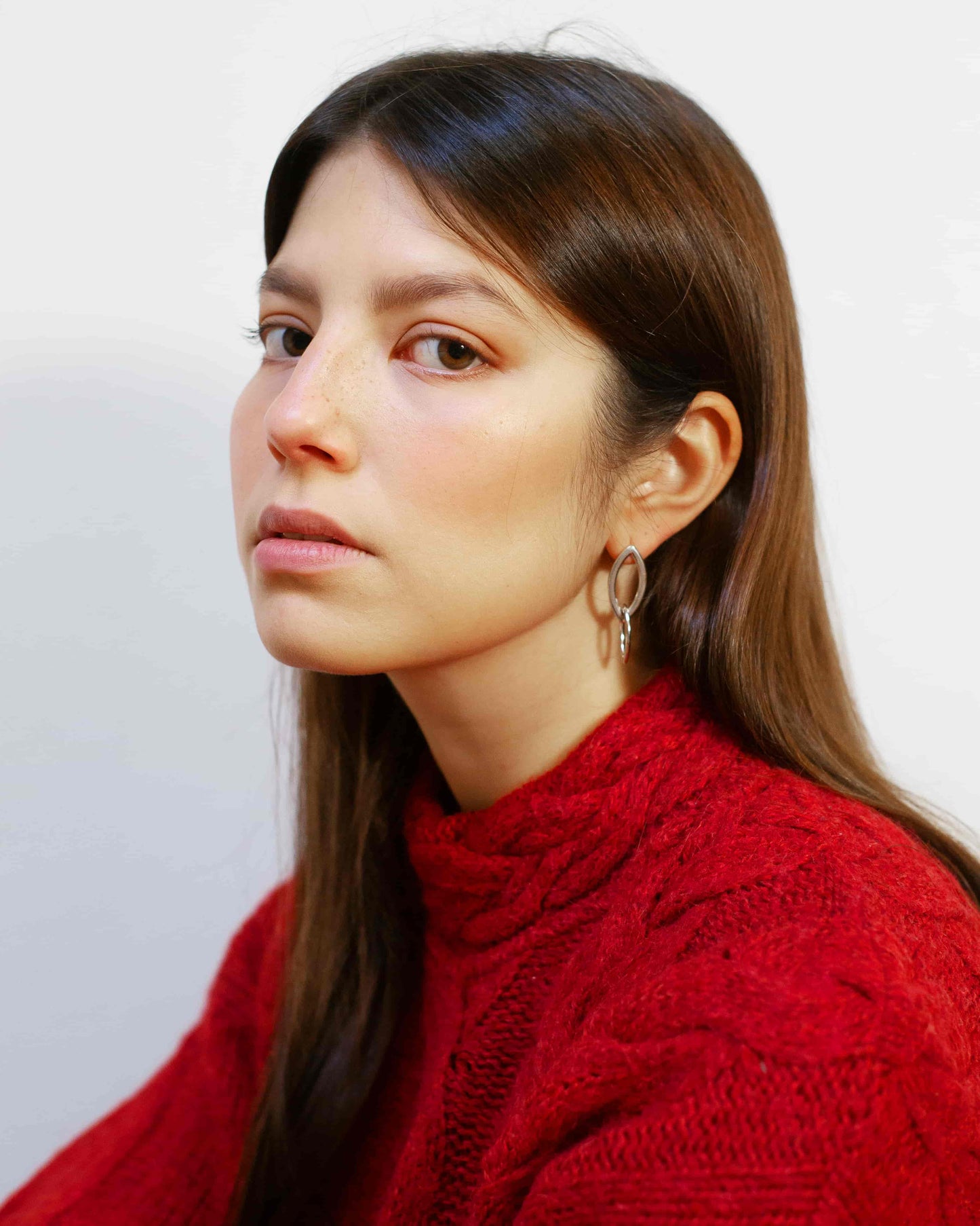 Foliagie Ohrringe Rhodium theaceline.com