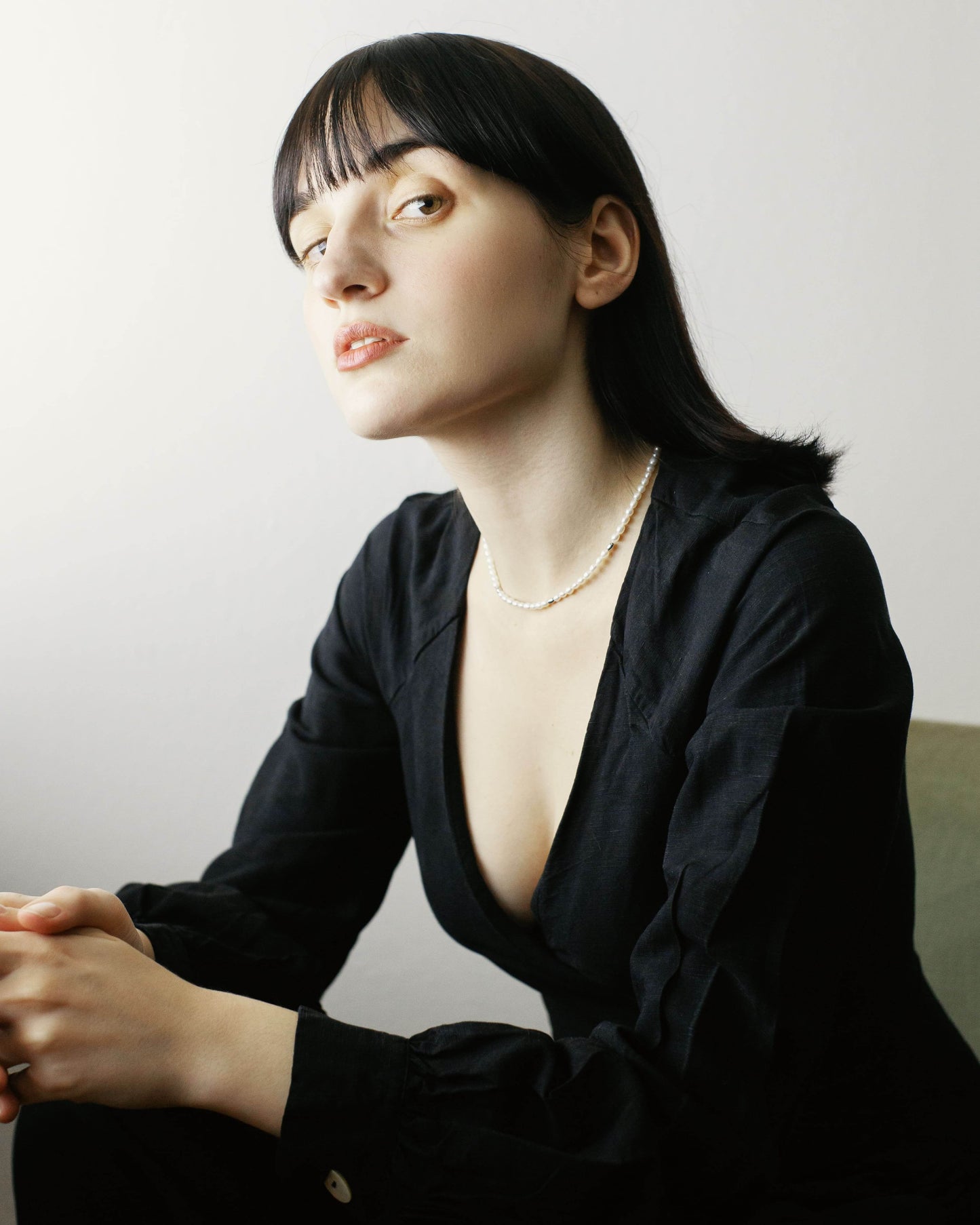 Noble Farmer Halskette Rhodium theaceline.com