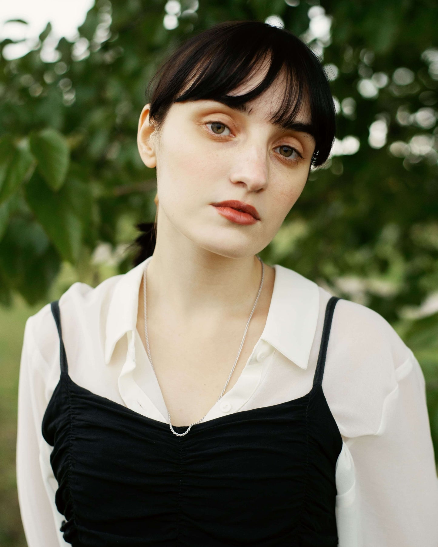 Sidari Halskette Rhodium theaceline.com