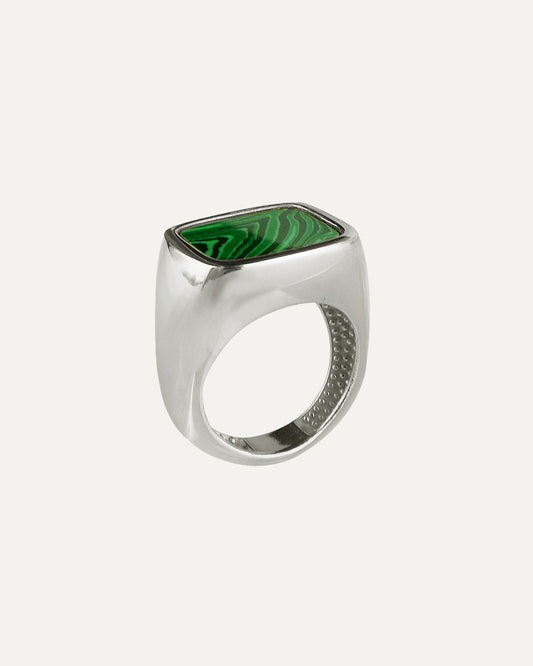 Amias Ring Rhodium ACELINE