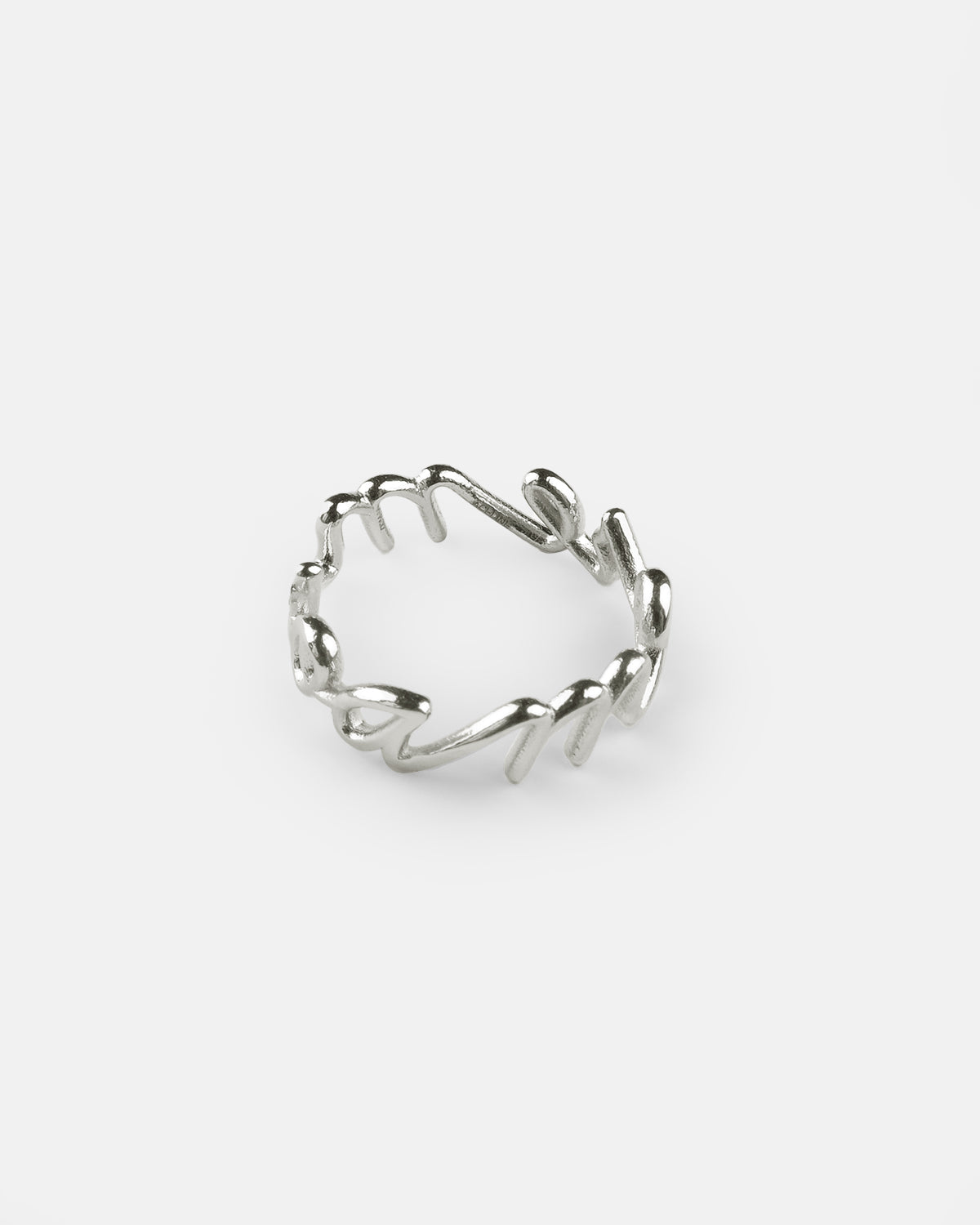 Amore Ring Rhodium ACELINE