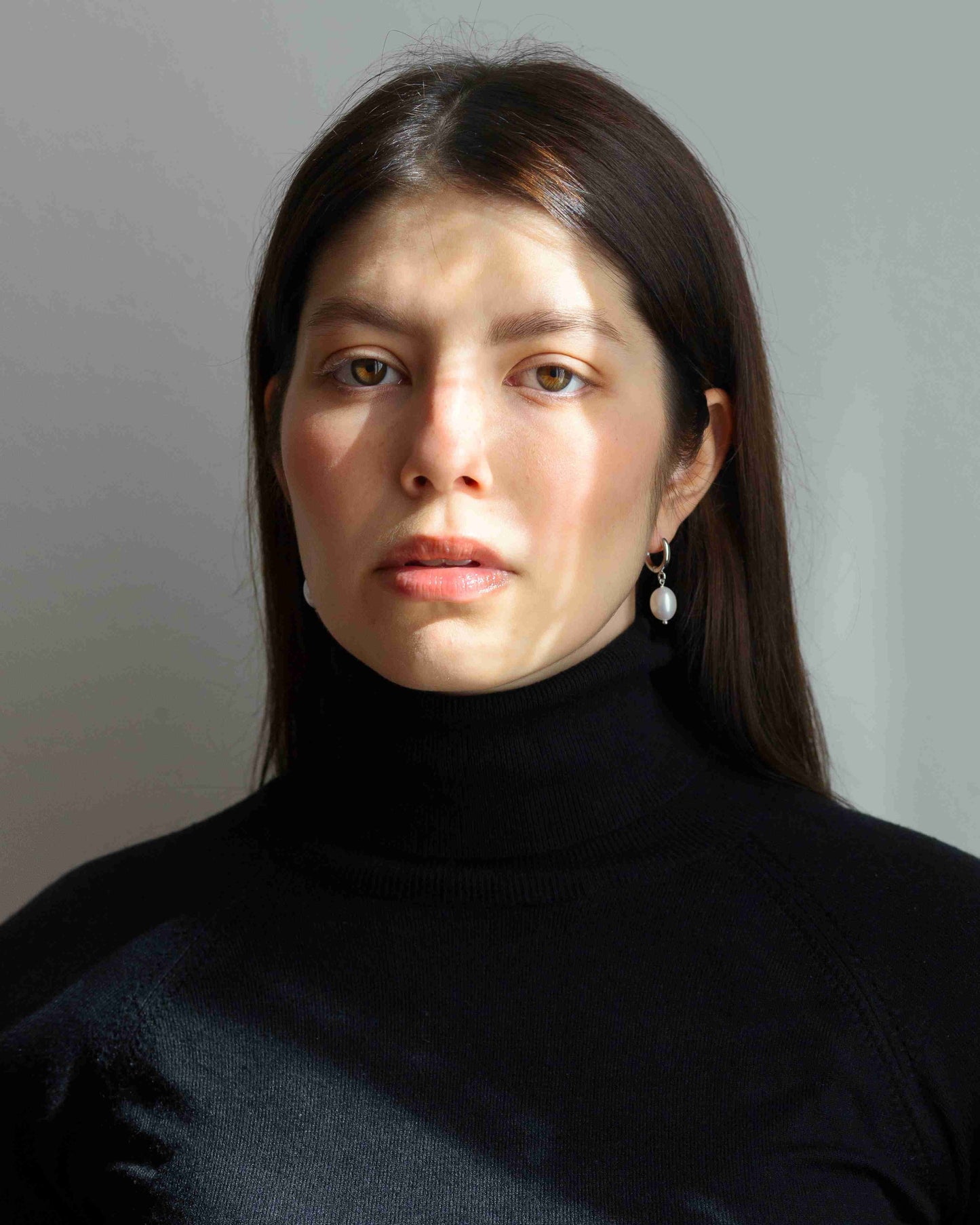 Barockperle Creolen Rhodium theaceline.com