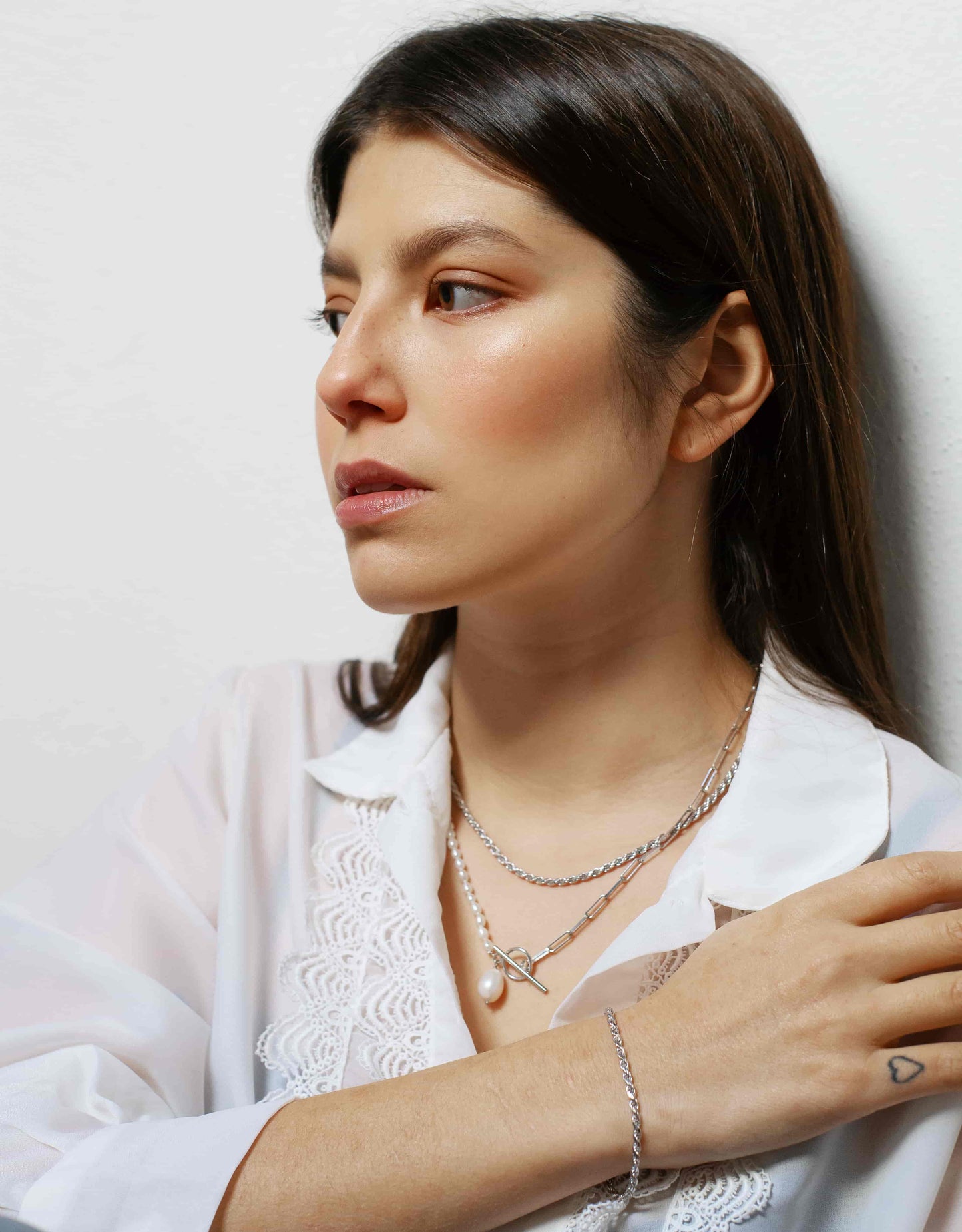 Cape Drastis Armband Rhodium theaceline.com