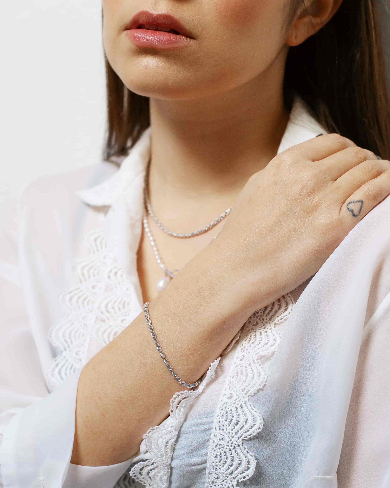 Cape Drastis Armband Rhodium theaceline.com