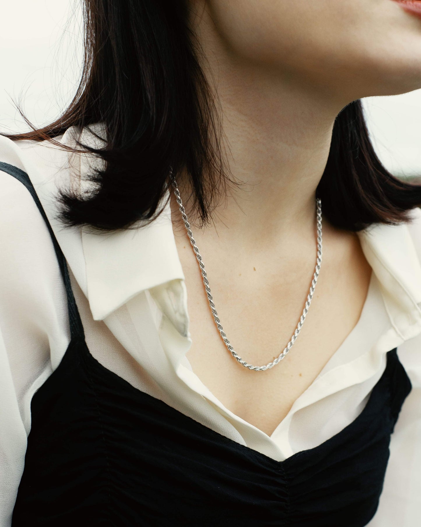 Cape Drastis Halskette Rhodium theaceline.com