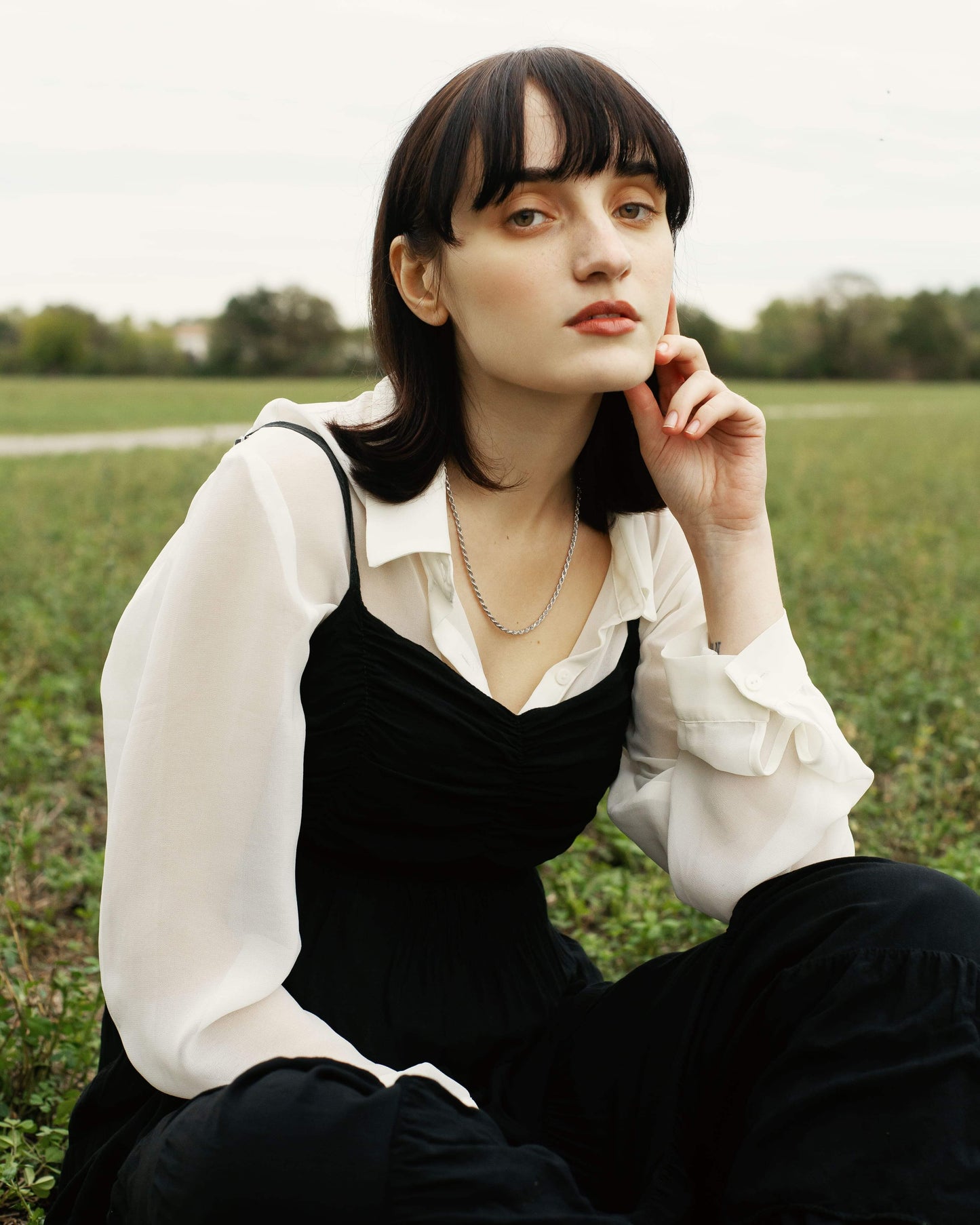 Cape Drastis Halskette Rhodium theaceline.com