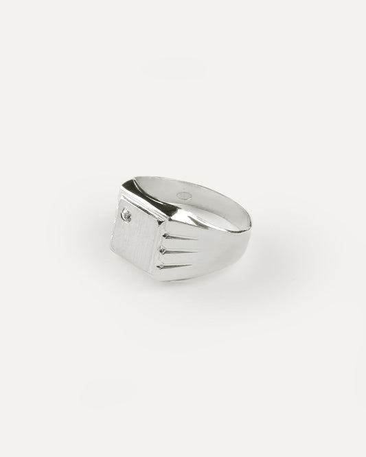 Cordelia Siegelring Rhodium ACELINE