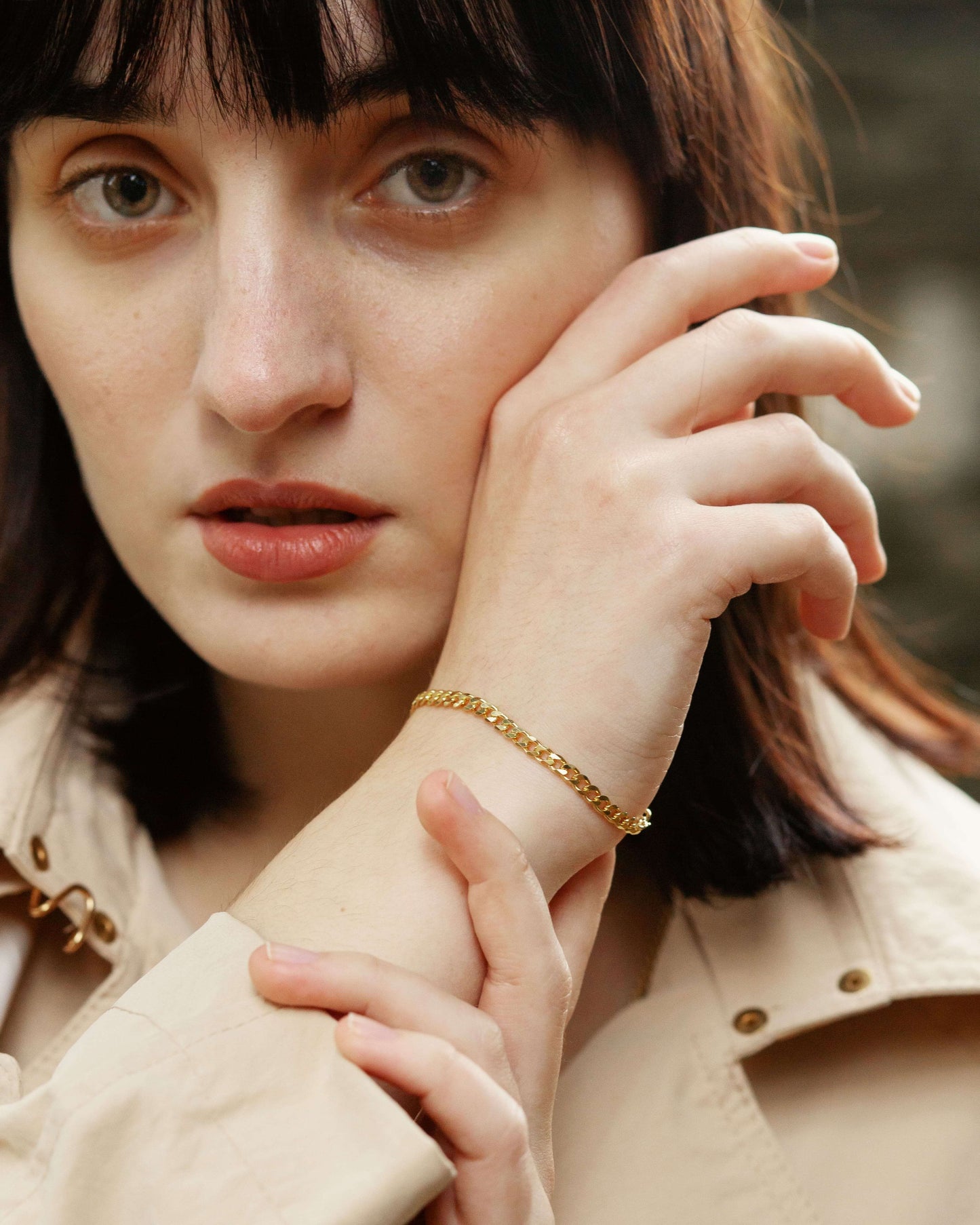 Curb Chain Armband theaceline.com