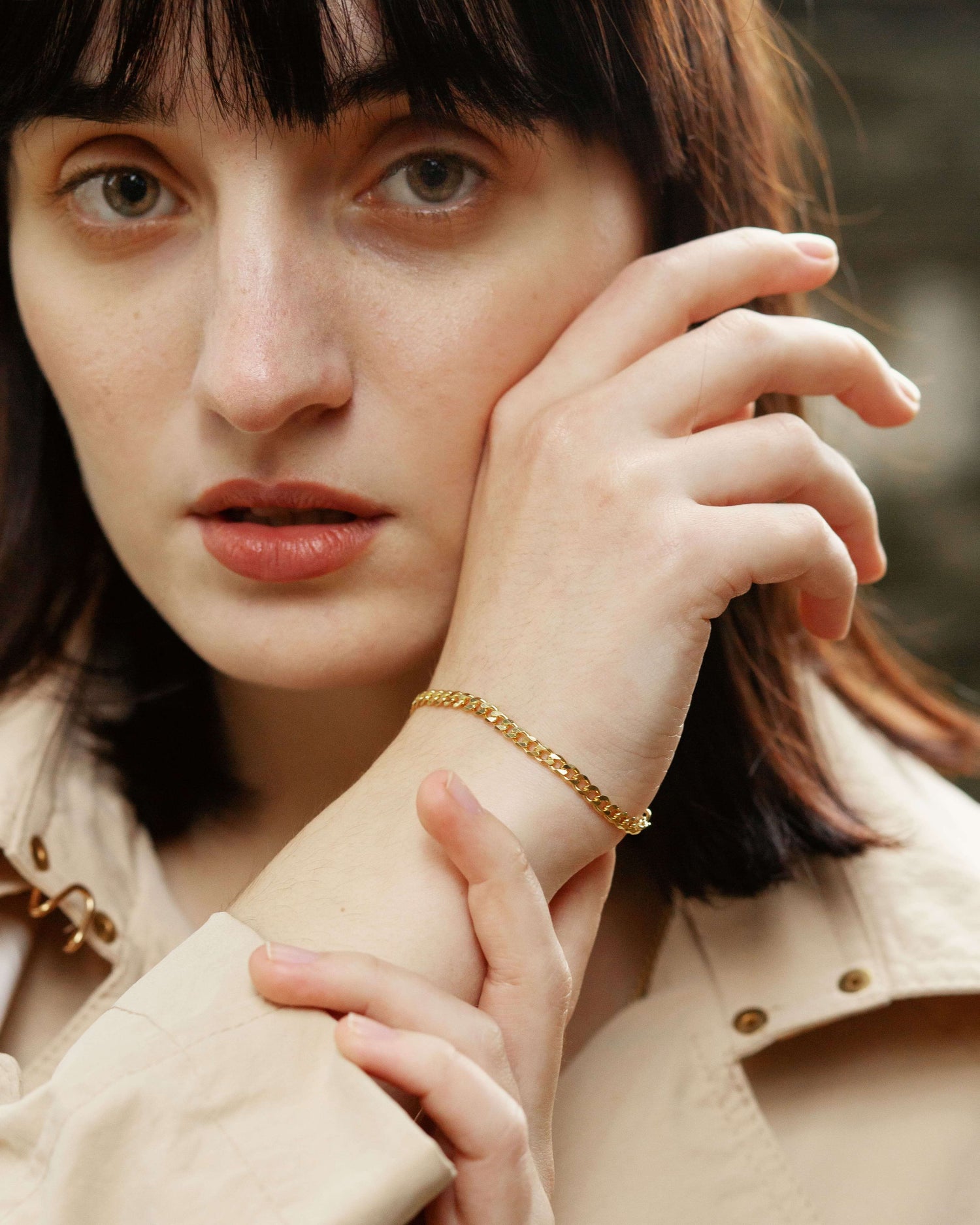 Curb Chain Armband theaceline.com