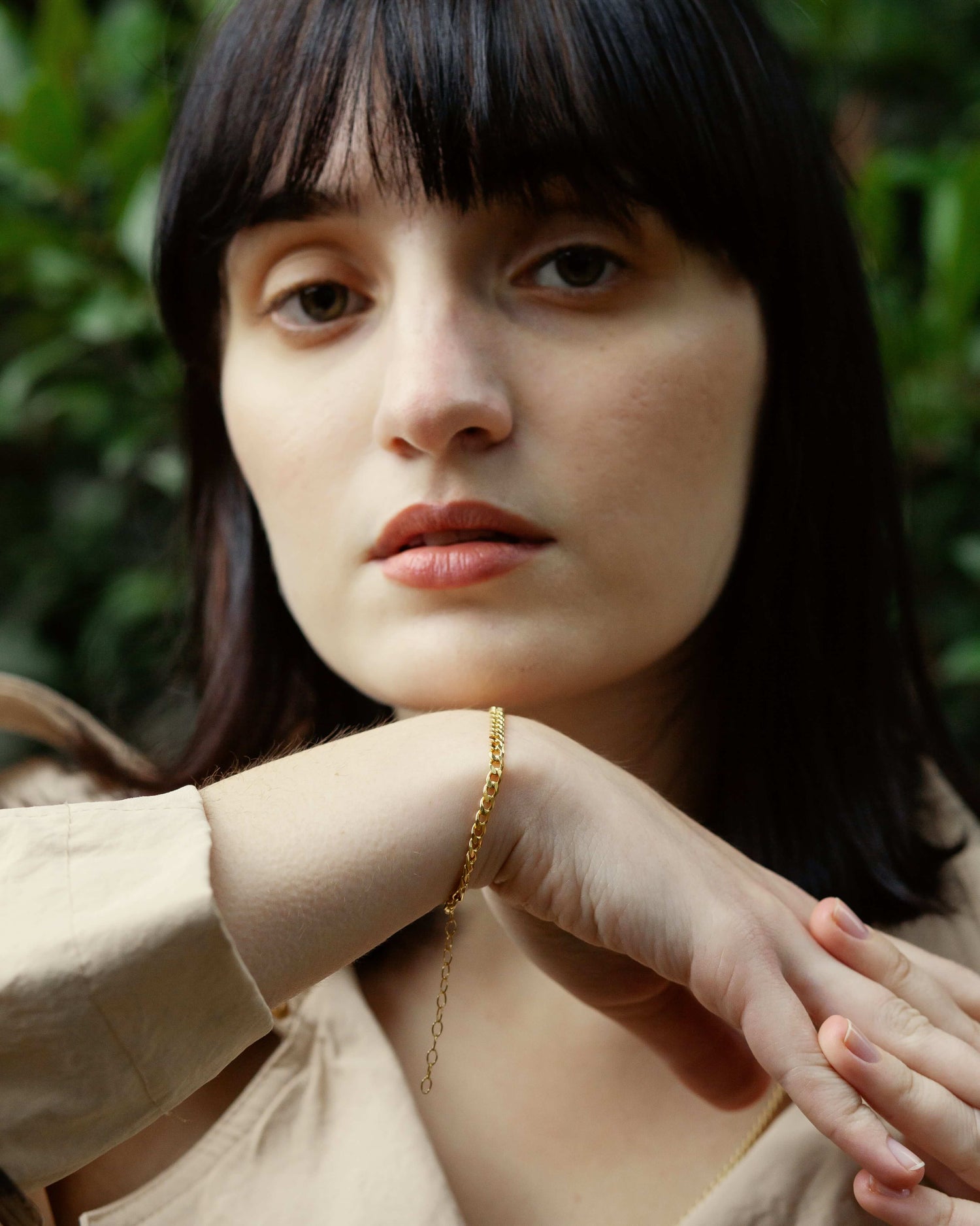 Curb Chain Armband theaceline.com