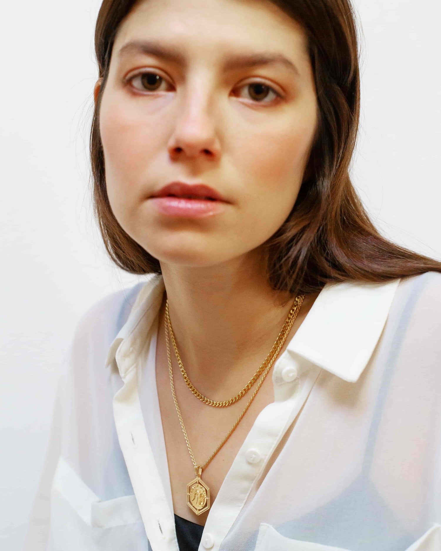 Curb Chain Berenice Halskette Set The Aceline