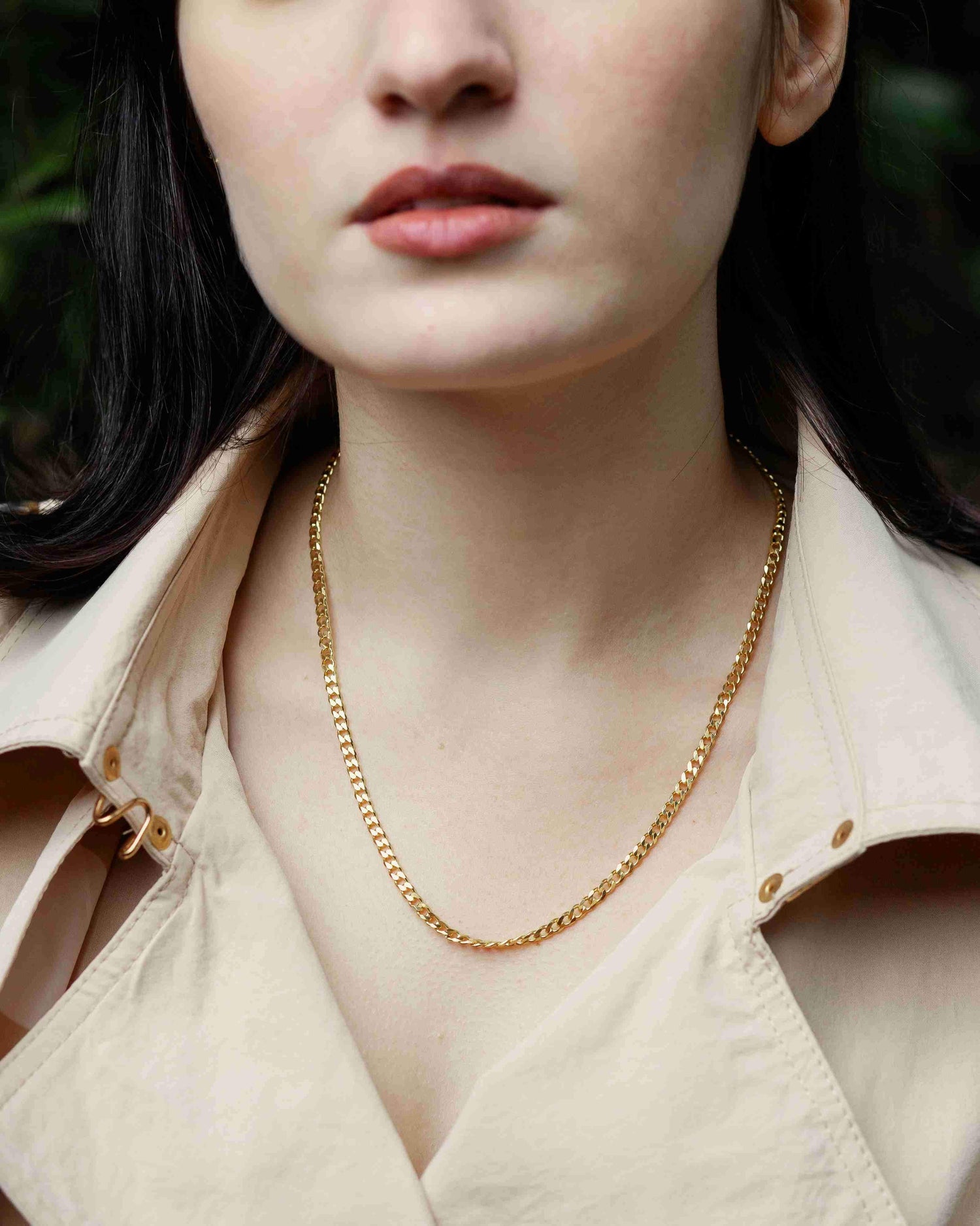 Curb Chain Halskette theaceline.com