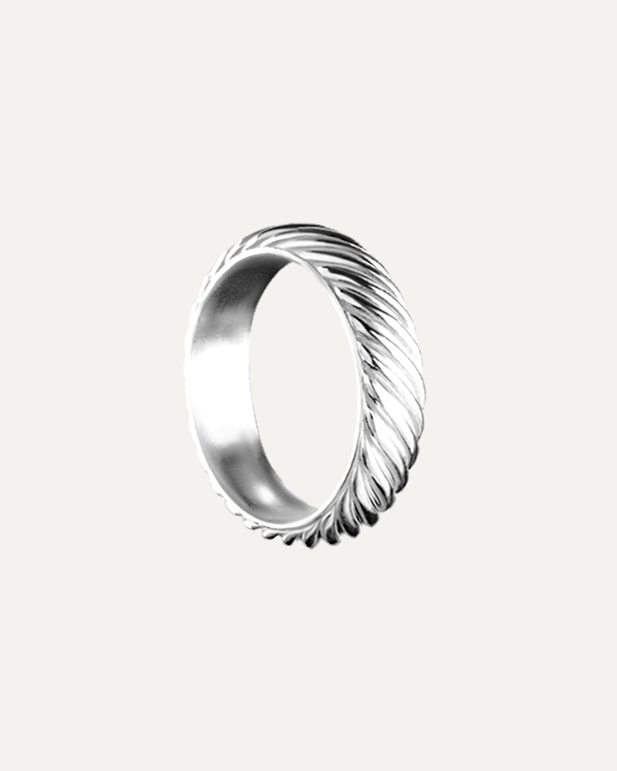 Entwine Ring Rhodium theaceline.com