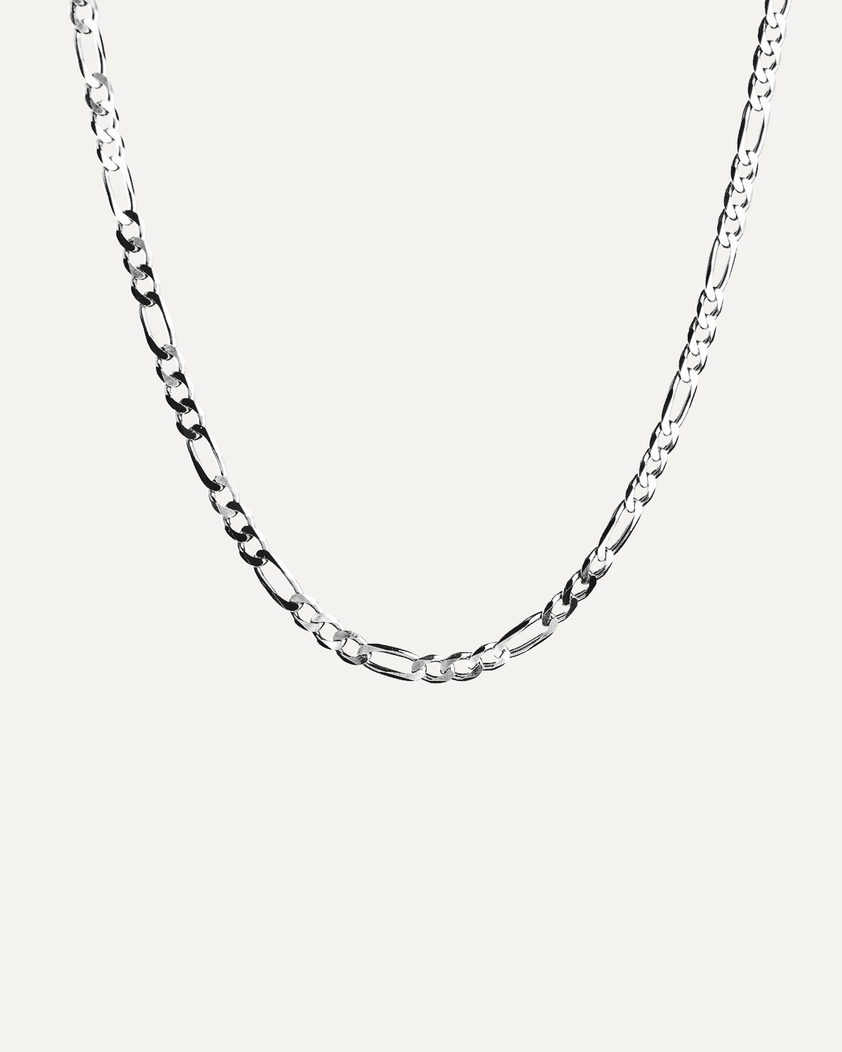 Figaro Halskette Rhodium theaceline.com