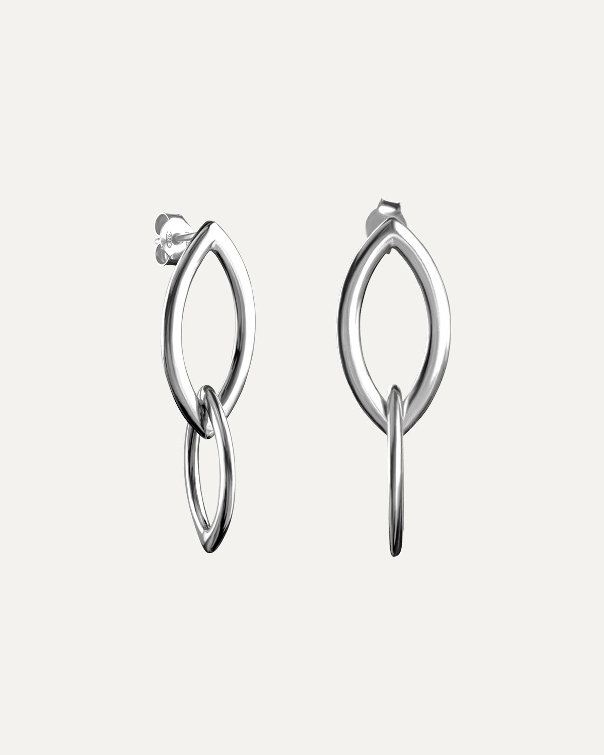 Foliagie Ohrringe Rhodium theaceline.com