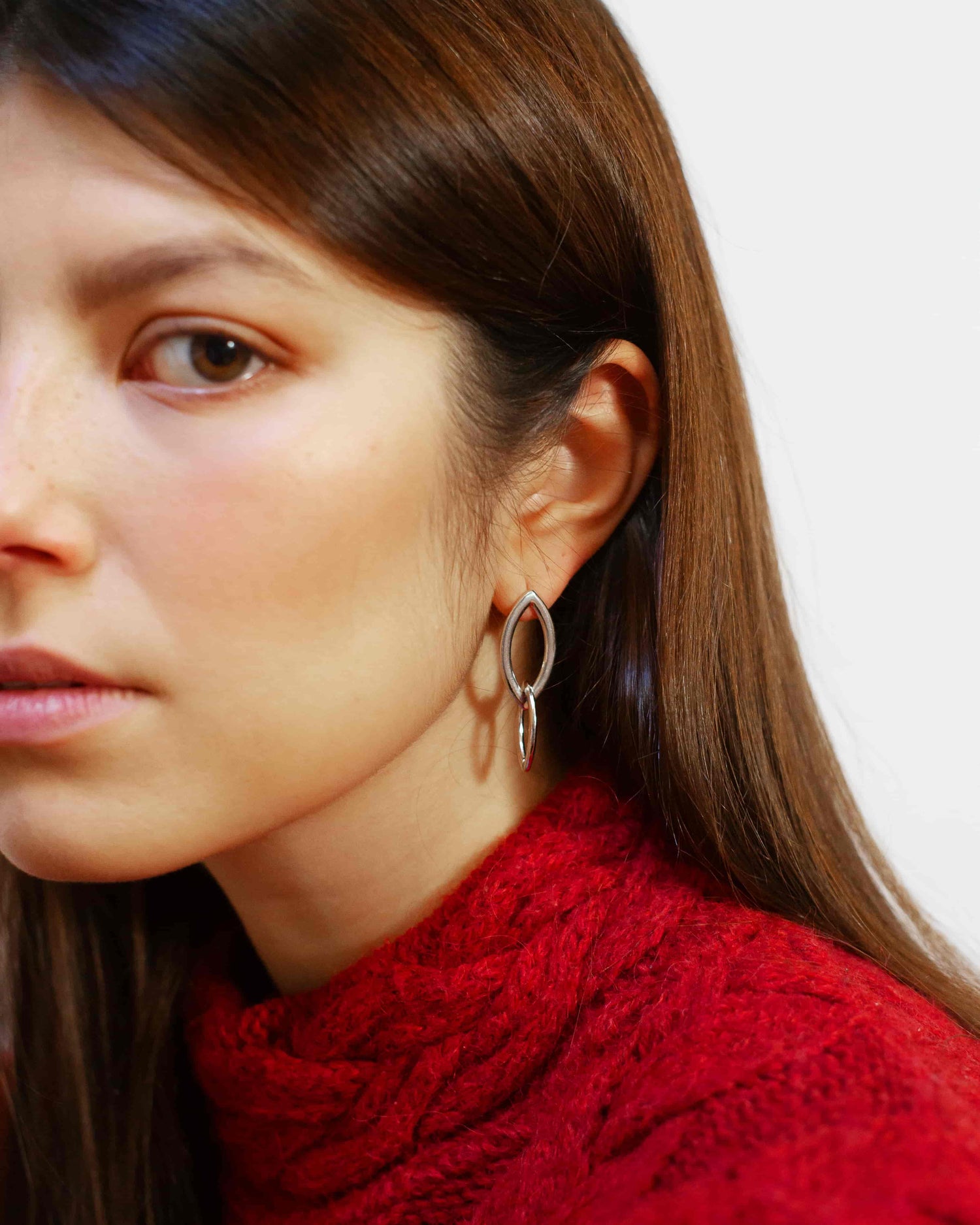 Foliagie Ohrringe Rhodium theaceline.com