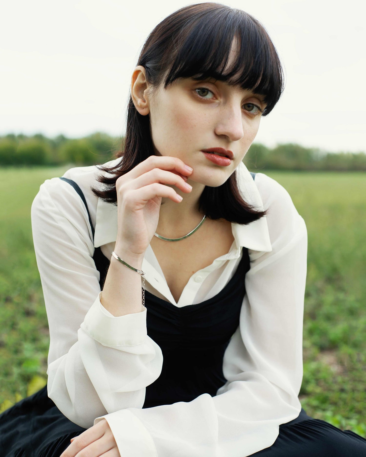 Magic Chain Halskette Rhodium theaceline.com