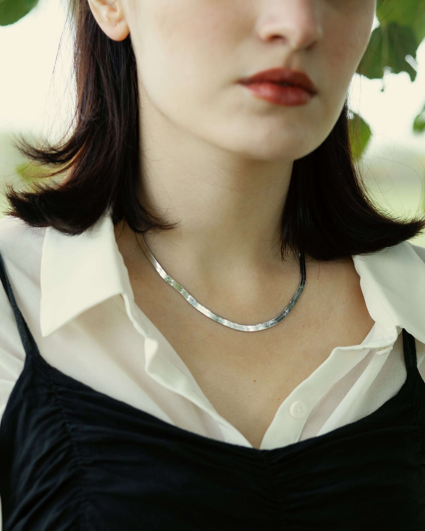 Magic Chain Halskette Rhodium theaceline.com