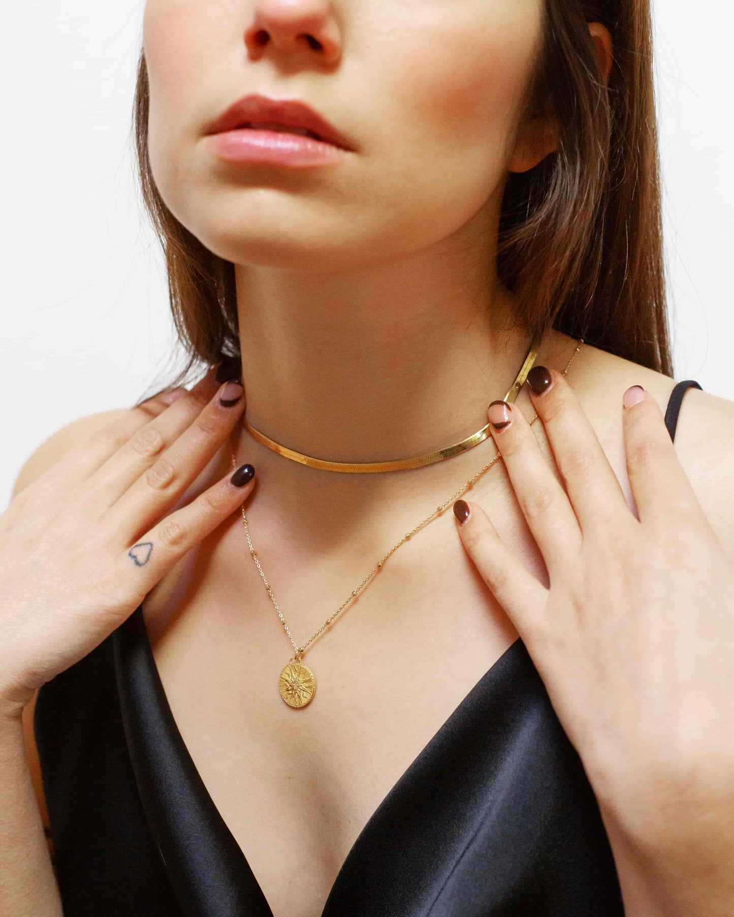 Magic Chain Solomon Halskette Set Rhodium The Aceline