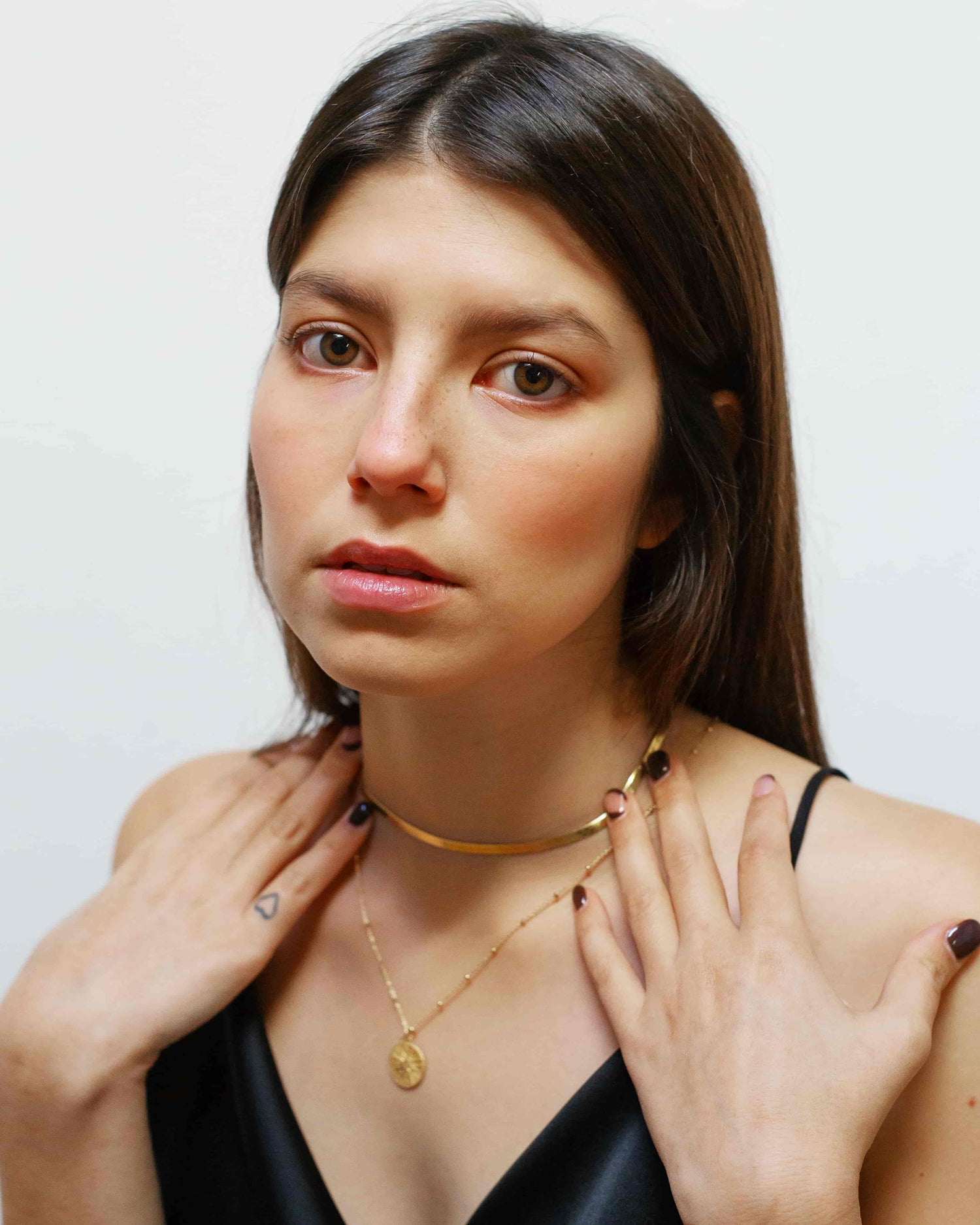 Magic Chain Solomon Halskette Set Rhodium The Aceline