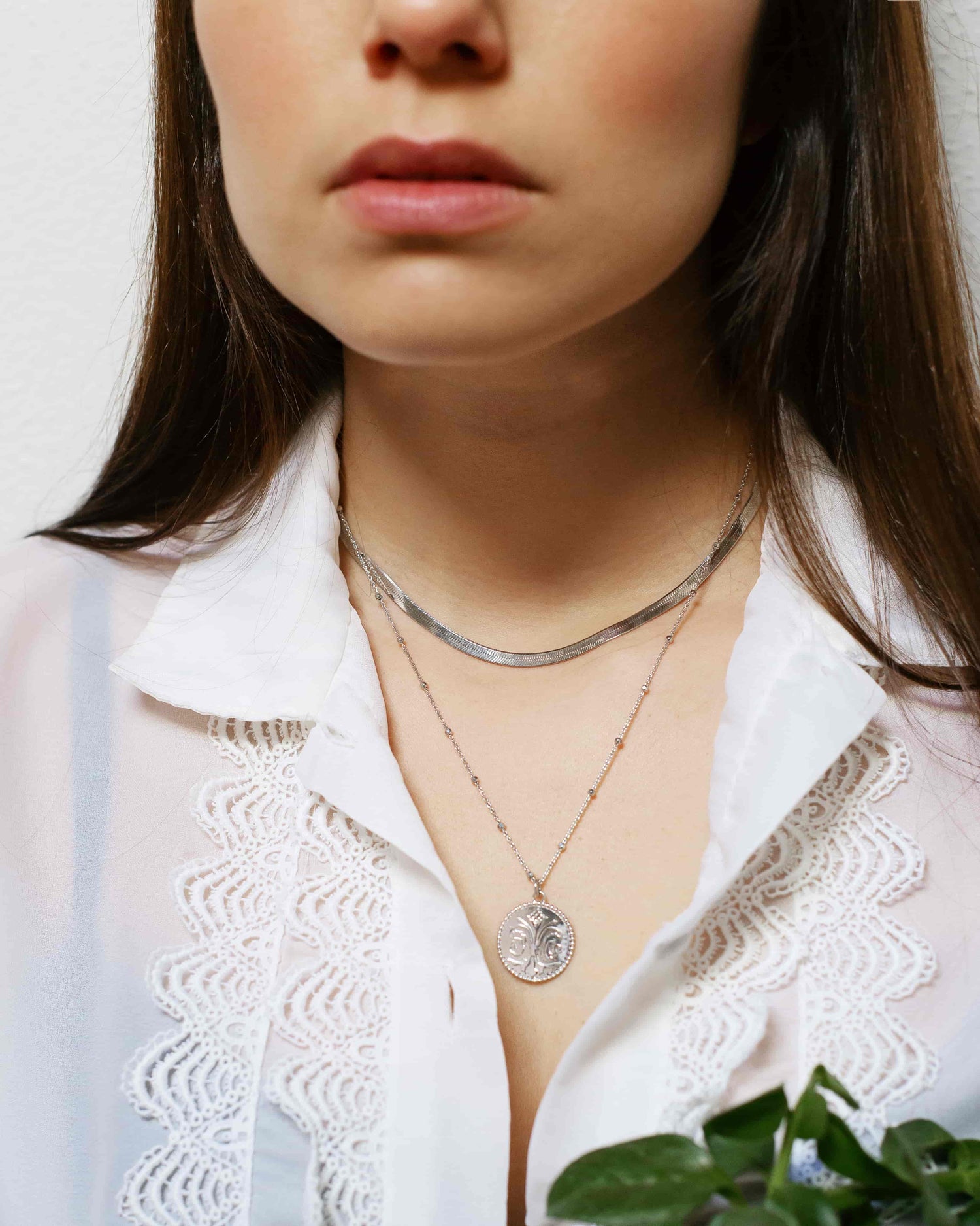 Magic Fiorentina Halskette Set Rhodium The Aceline