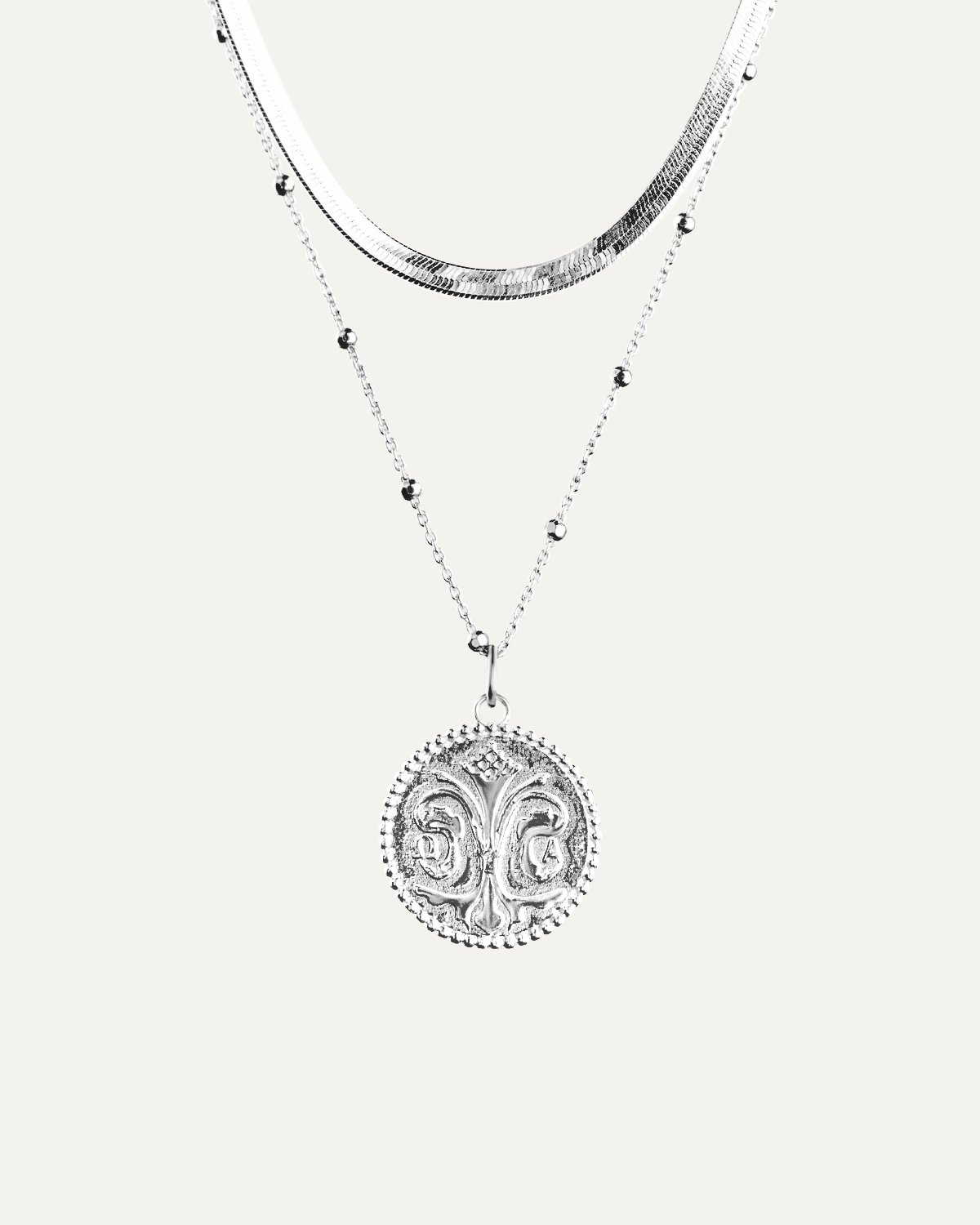 Magic Fiorentina Halskette Set Rhodium The Aceline