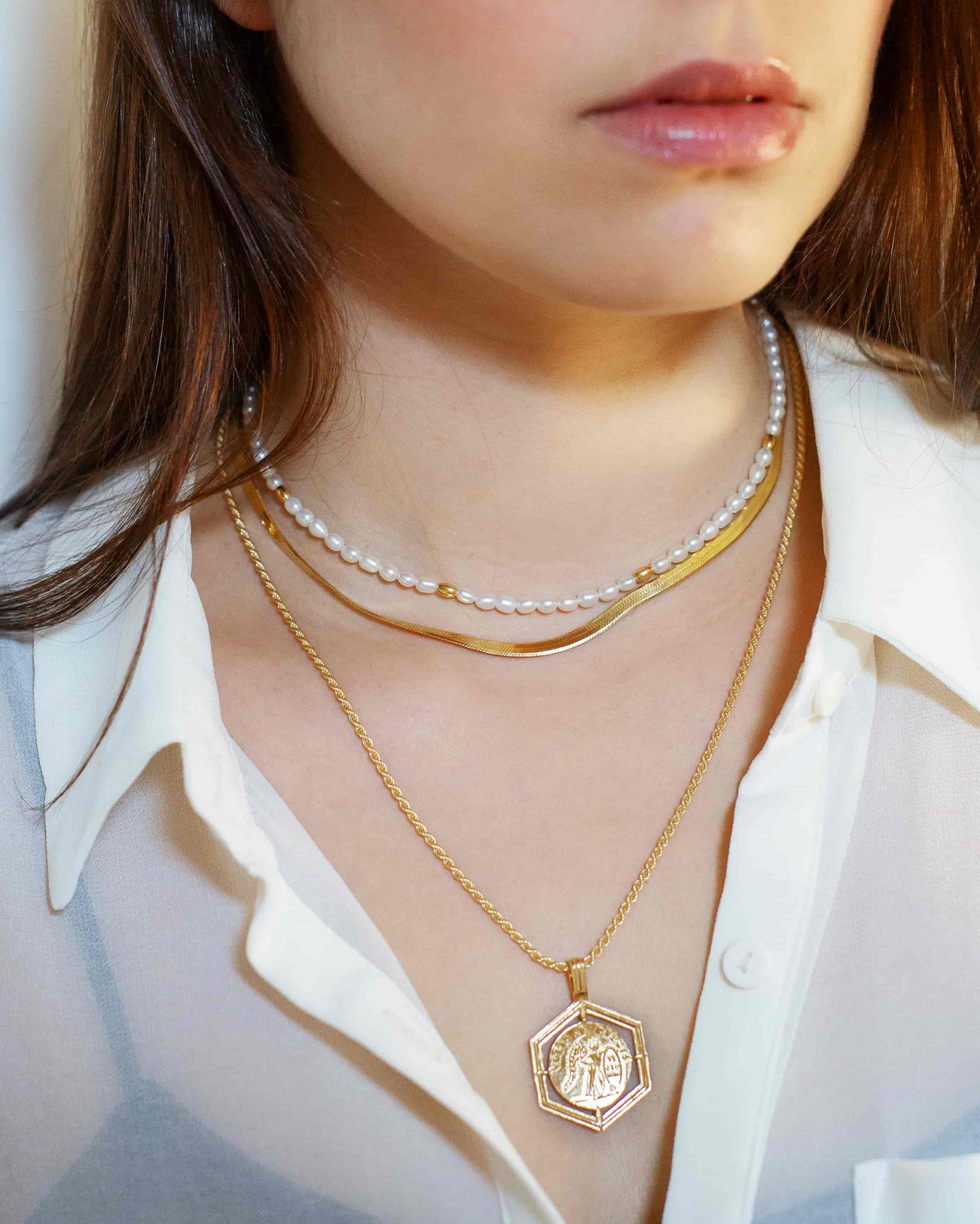 Magic Noble Berenice Halskette Set Rhodium The Aceline