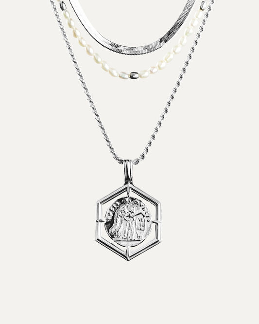 Magic Noble Berenice Halskette Set Rhodium The Aceline