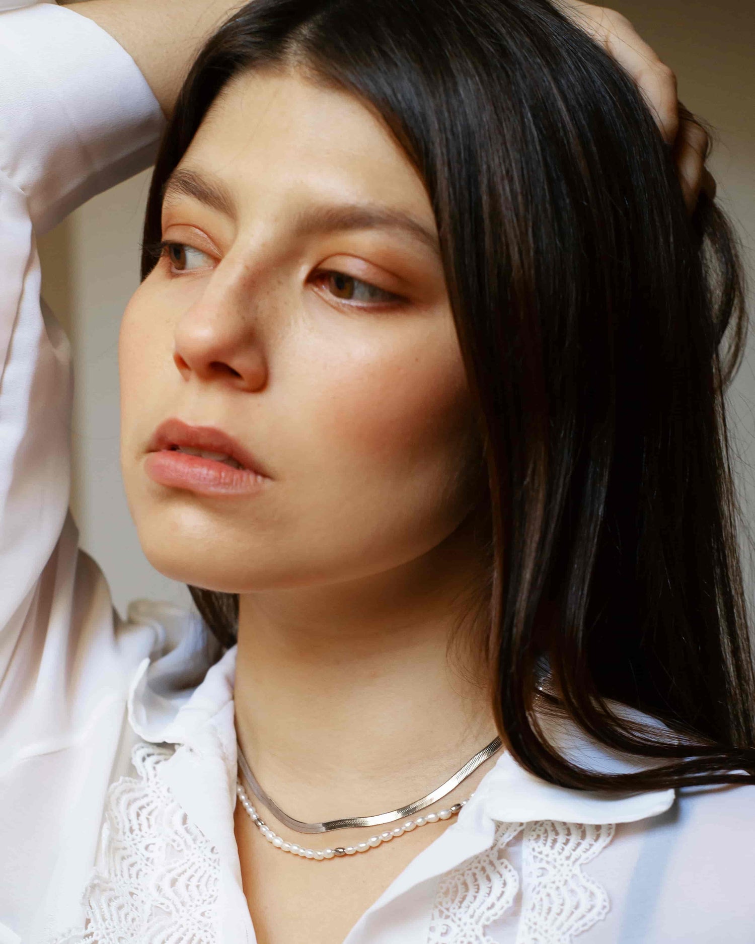 Magic Noble Farmer Halskette Set Rhodium The Aceline