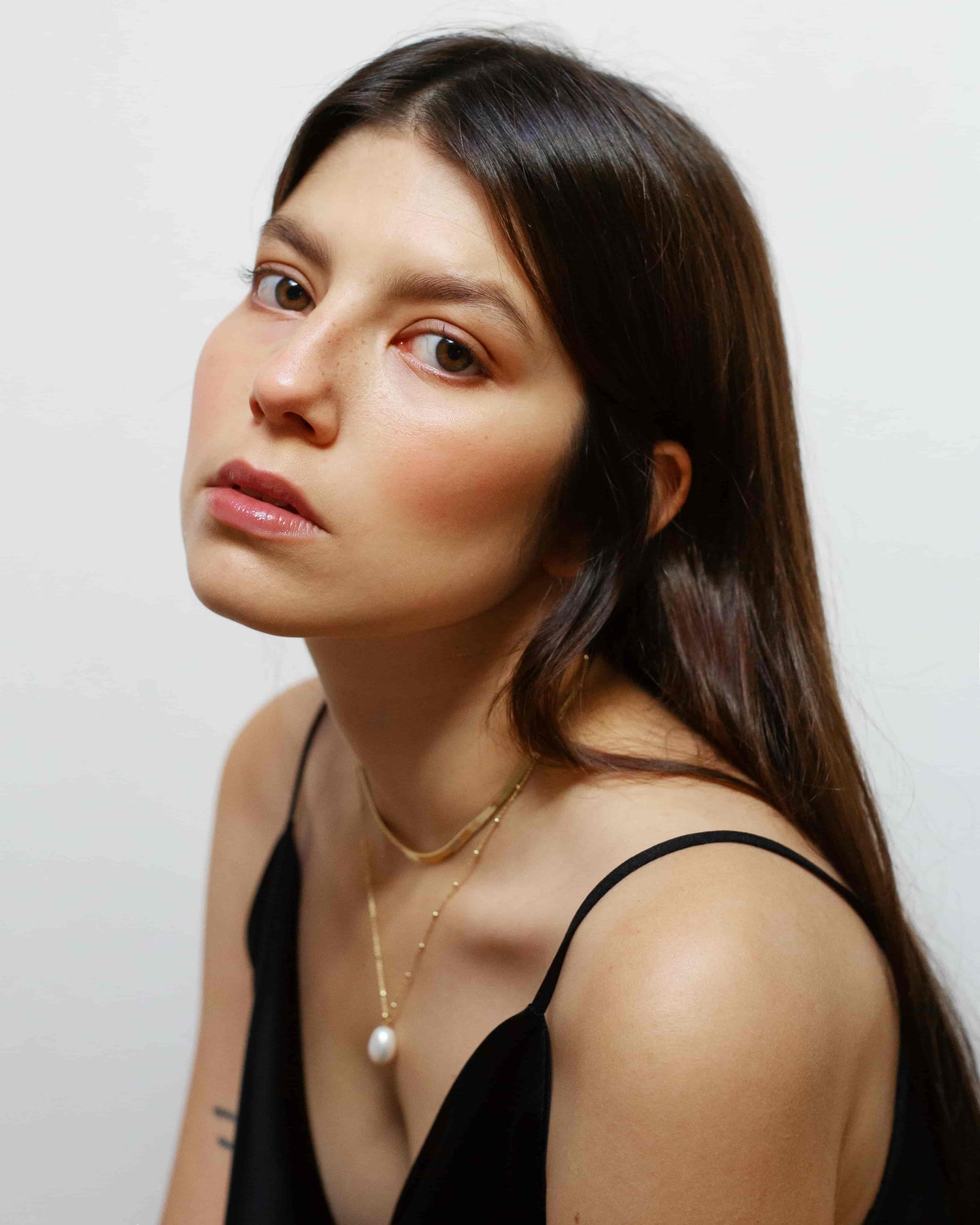 Magic Raindrop Halskette Set Rhodium The Aceline