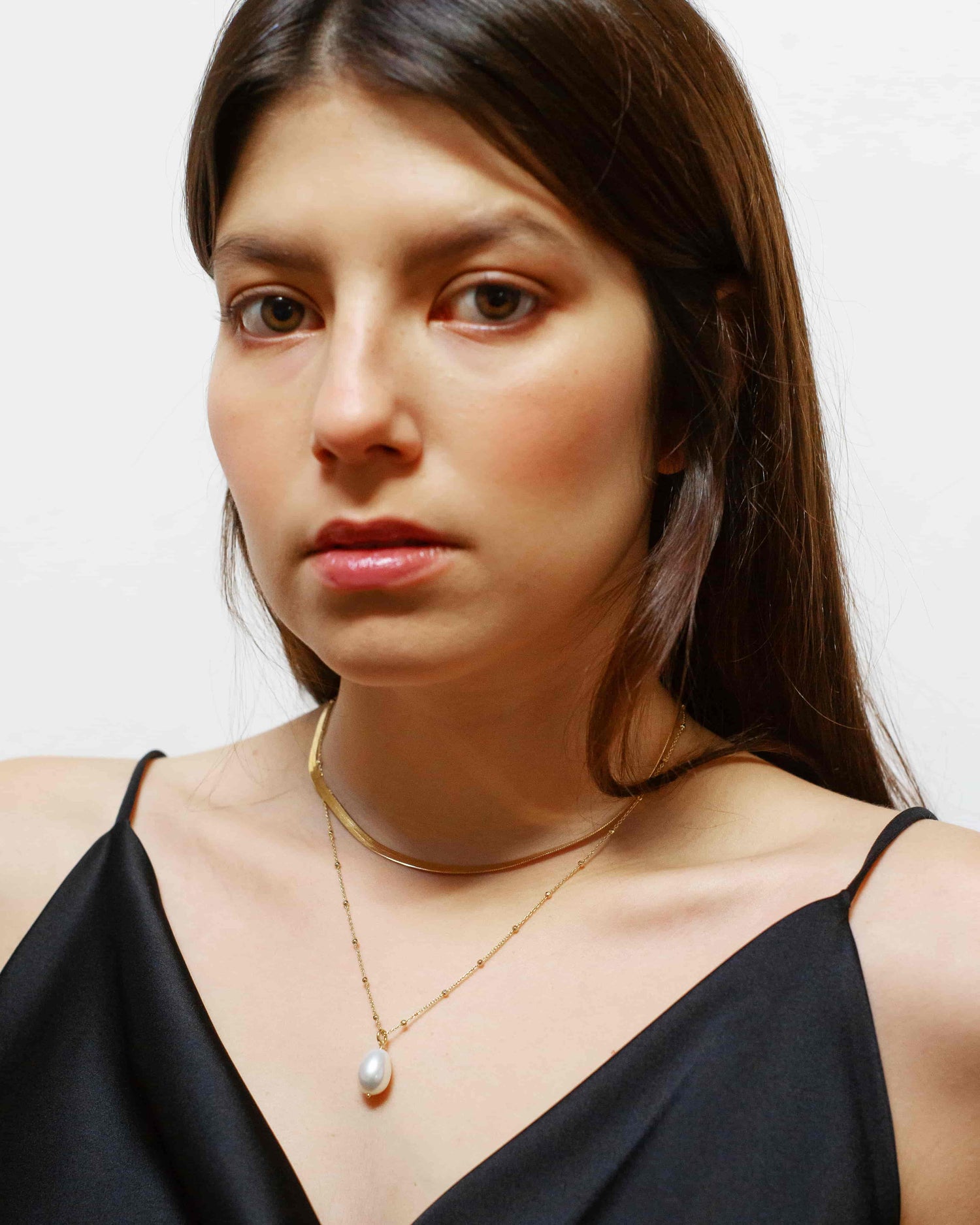 Magic Raindrop Halskette Set Rhodium The Aceline