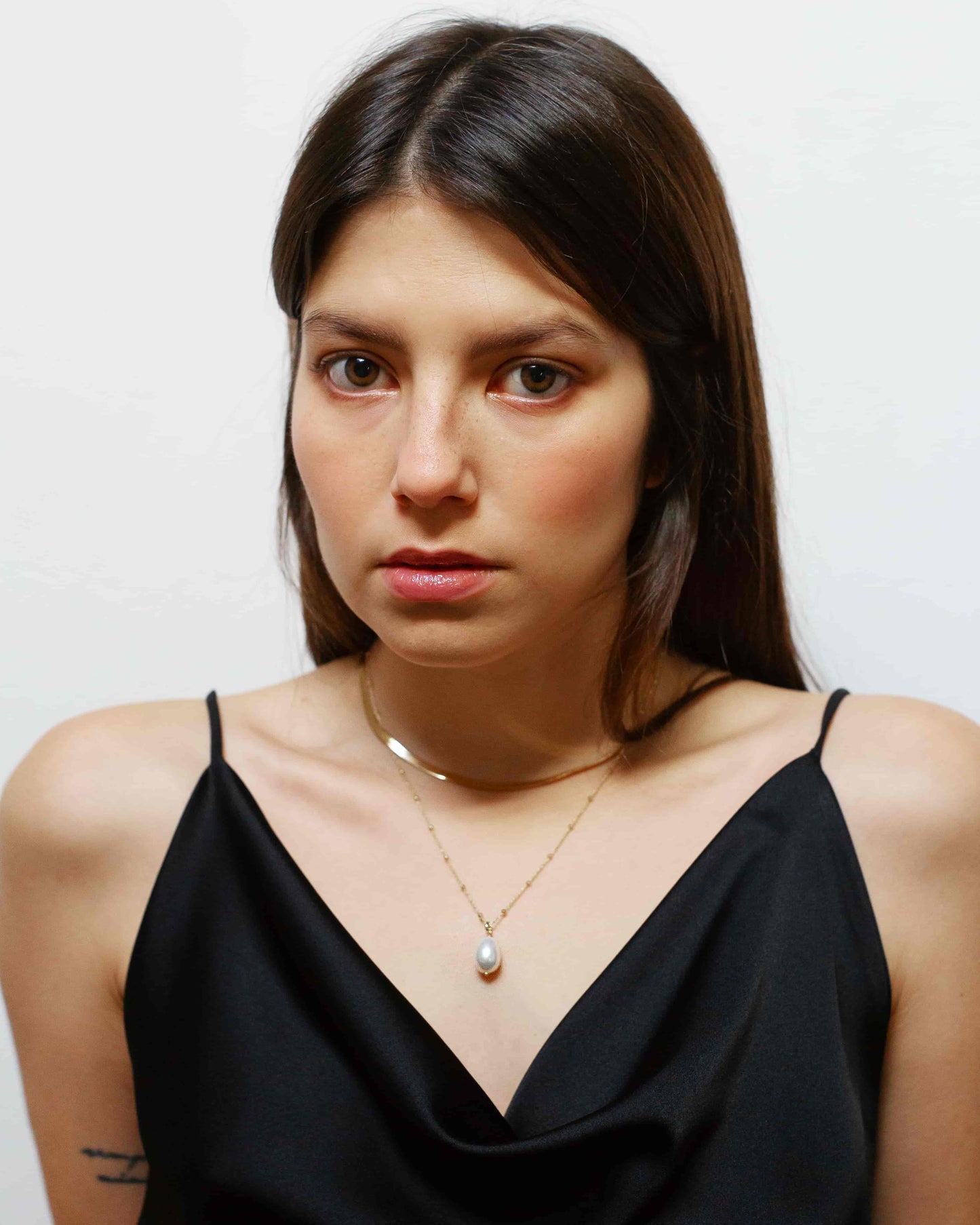 Magic Raindrop Halskette Set Rhodium The Aceline