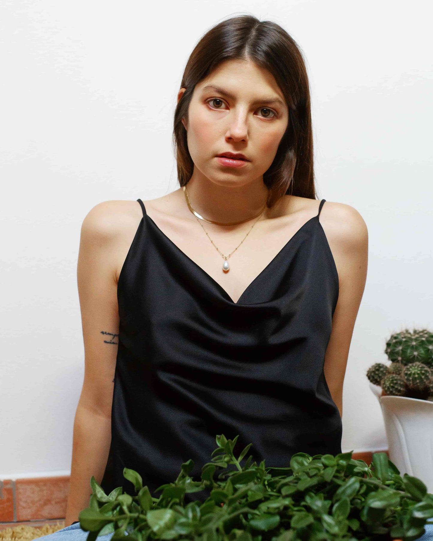 Magic Raindrop Halskette Set Rhodium The Aceline