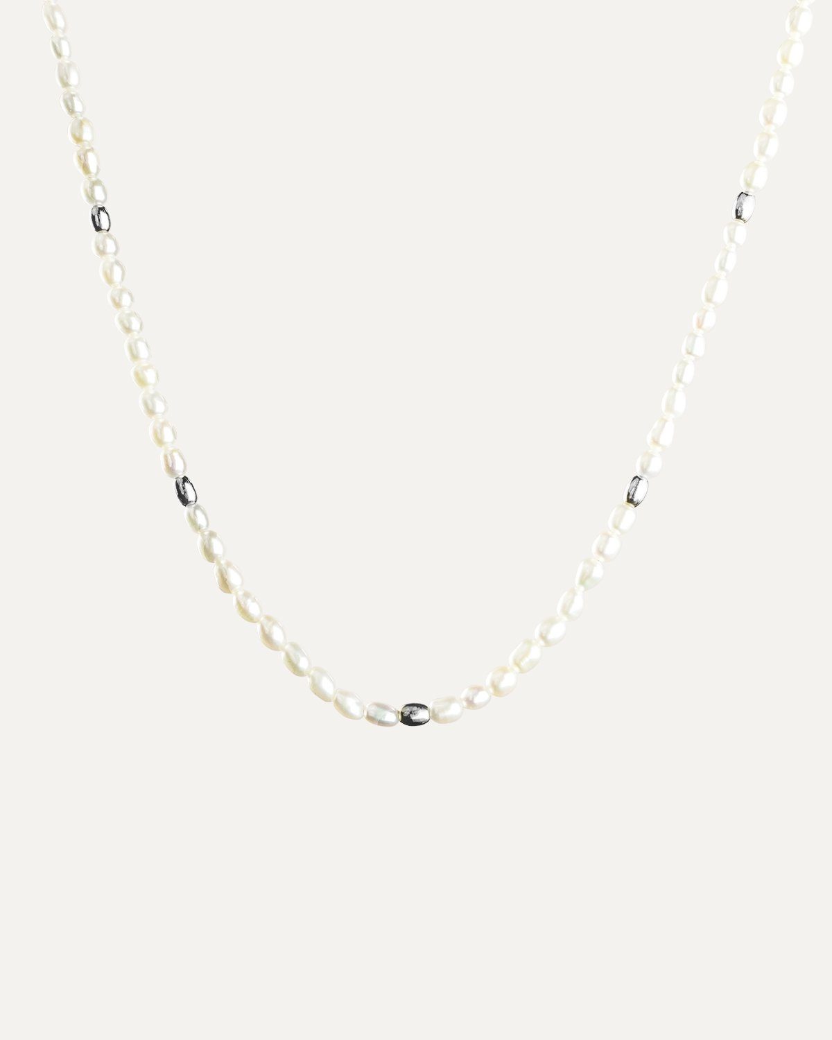 Noble Farmer Halskette Rhodium theaceline.com