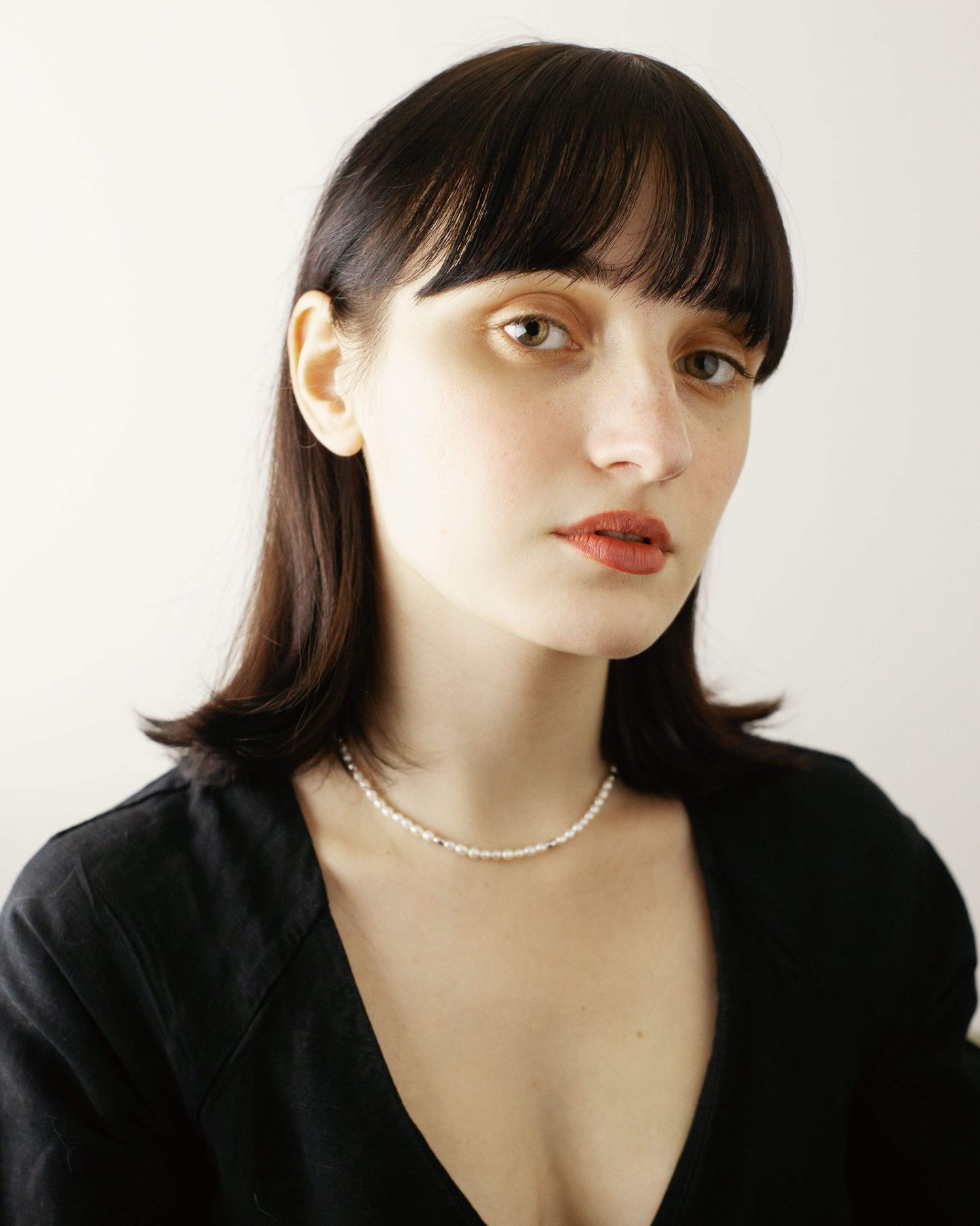 Noble Farmer Halskette Rhodium theaceline.com