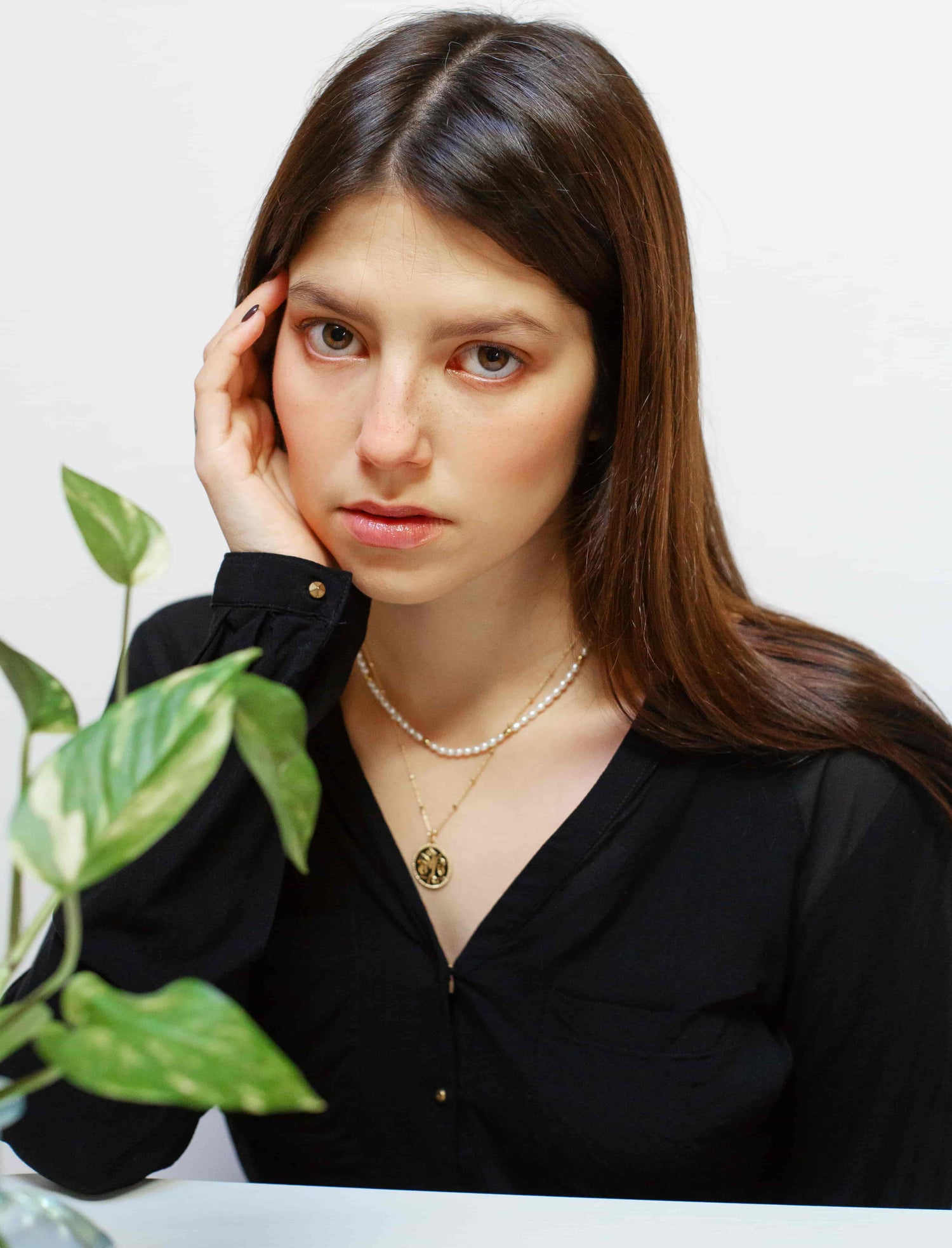 Noble Fiorentina Halskette Set Rhodium The Aceline