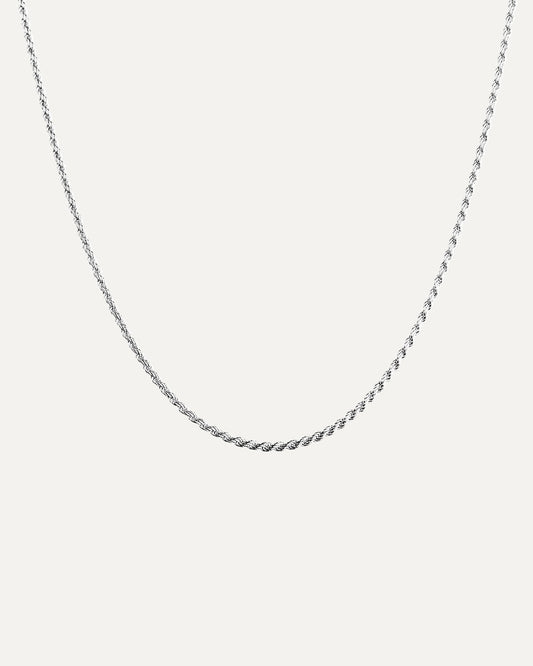 Sidari Halskette Rhodium theaceline.com