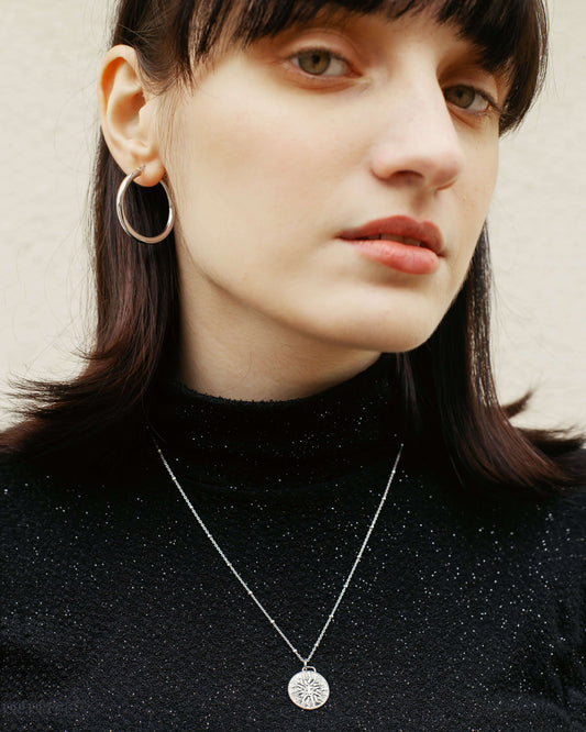 Solomon Halskette Rhodium theaceline.com