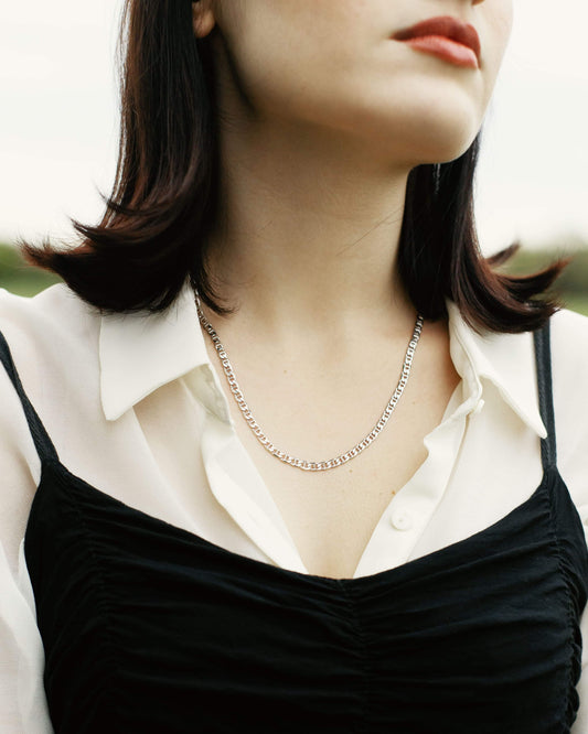 Tatiana Halskette Rhodium theaceline.com